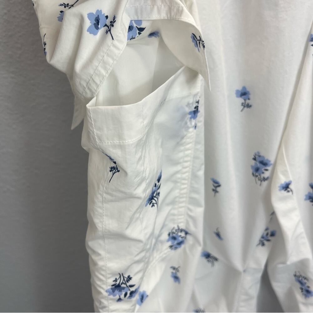 Victoria’s Secret Pink Optic White Floral Cargo Pants - Picture 9 of 13